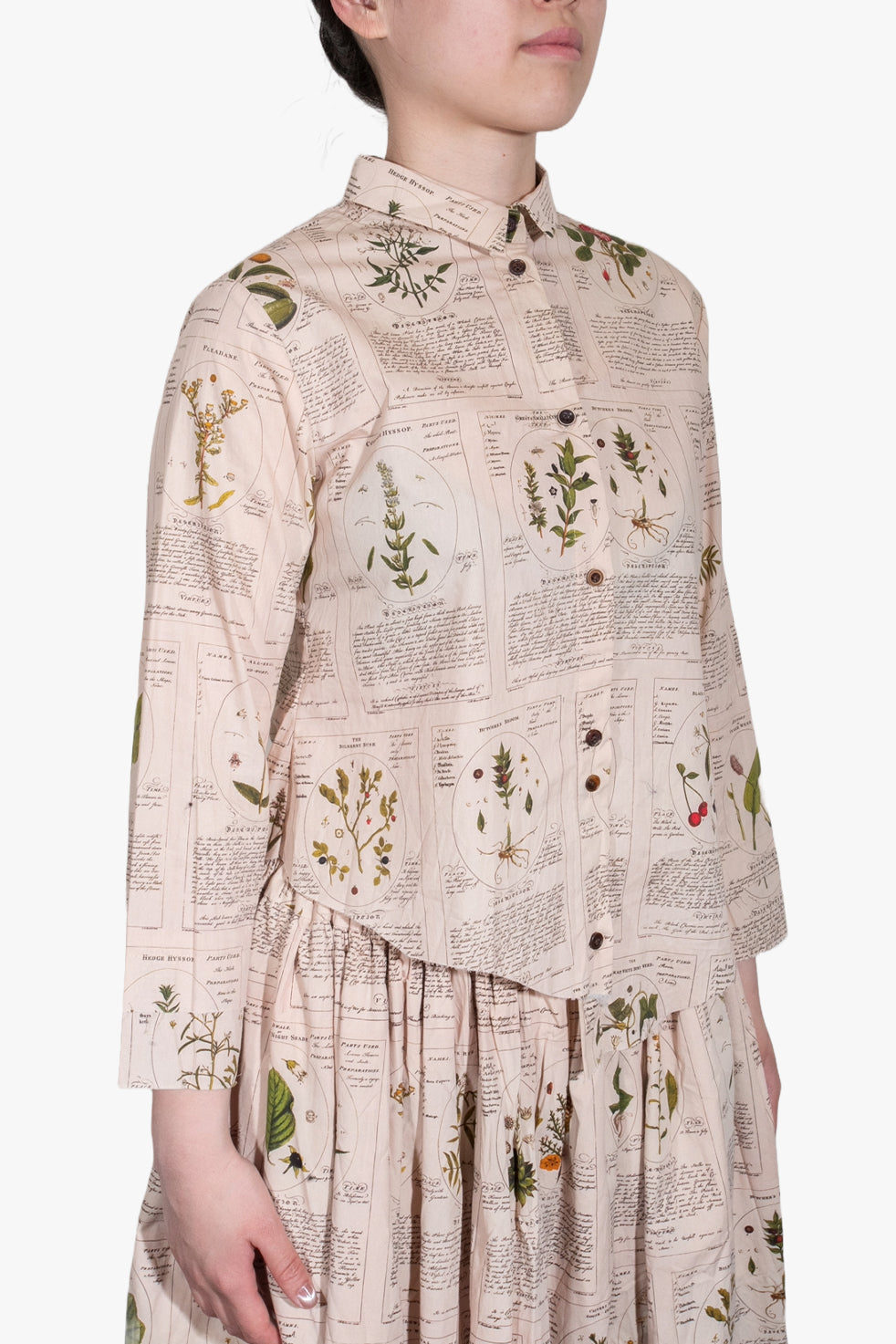 WINTER HERBARIUM CROP SHIRT