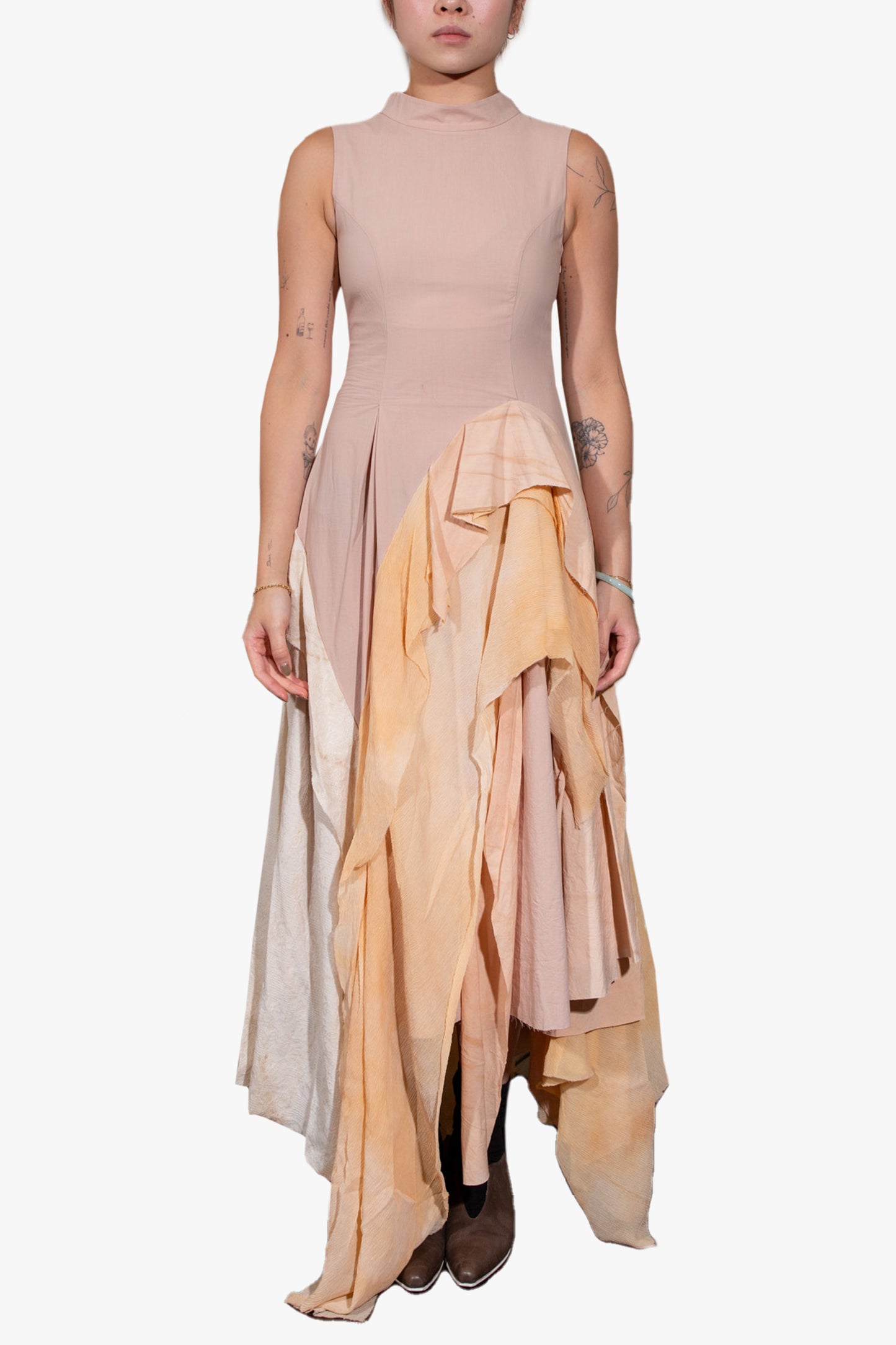 Asymmetrical sleeveless Dress