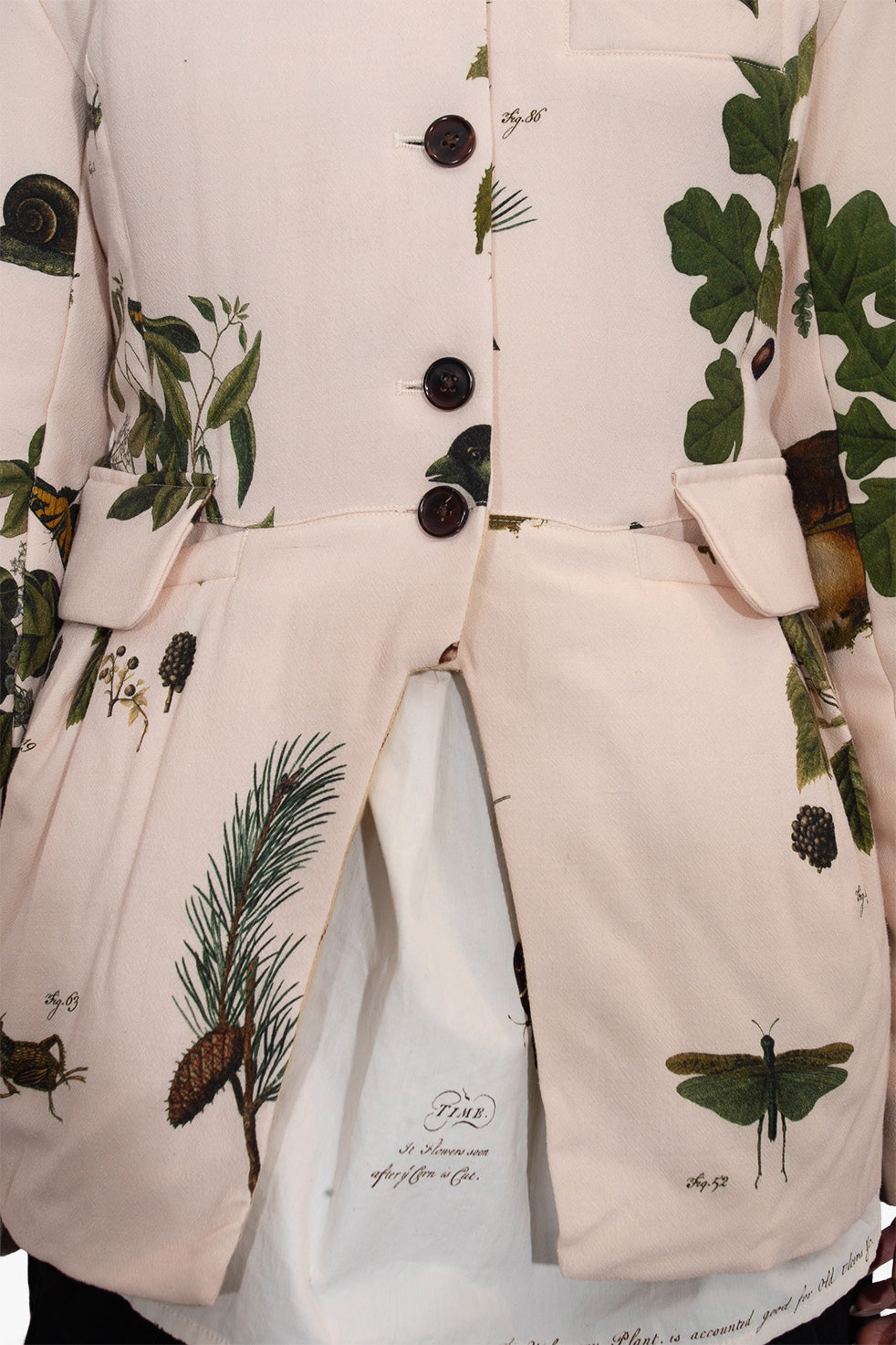 Automne Vert Padded Bow Jacket