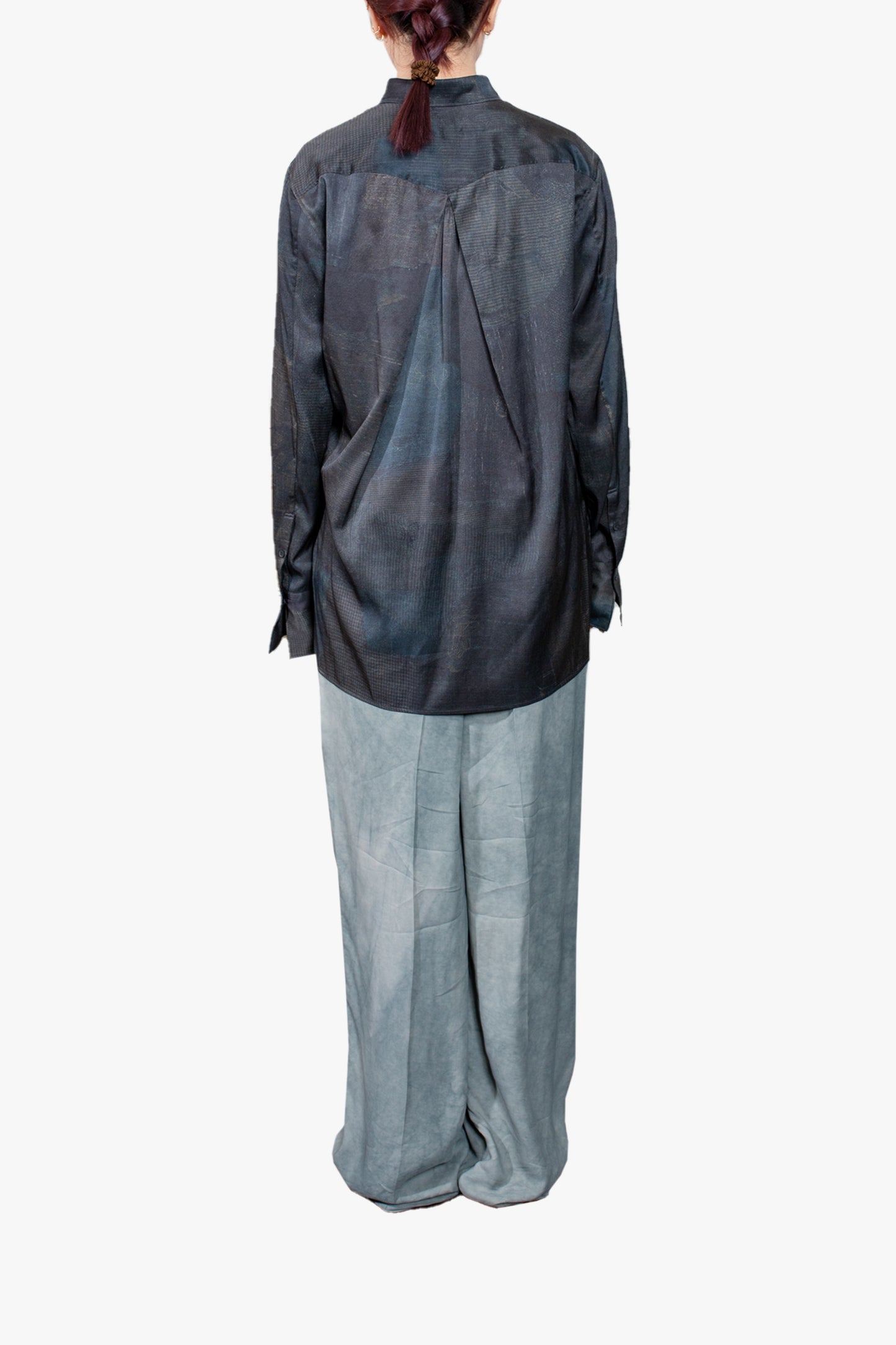 Extra long straight trousers