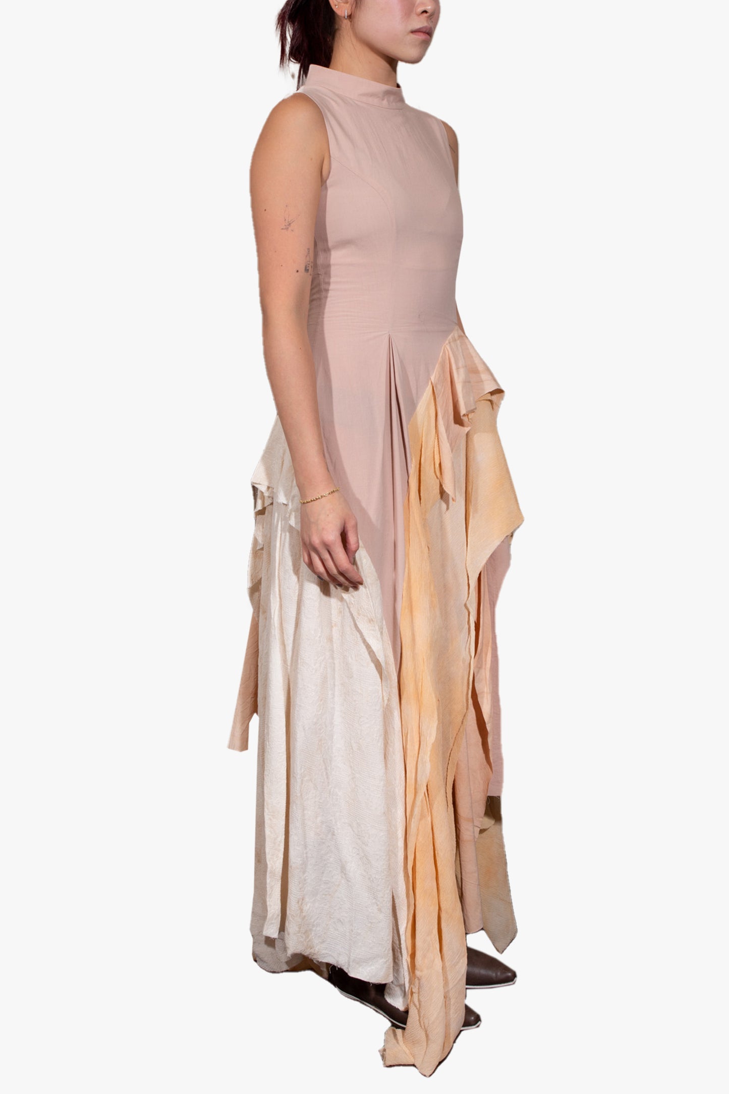 Asymmetrical sleeveless Dress