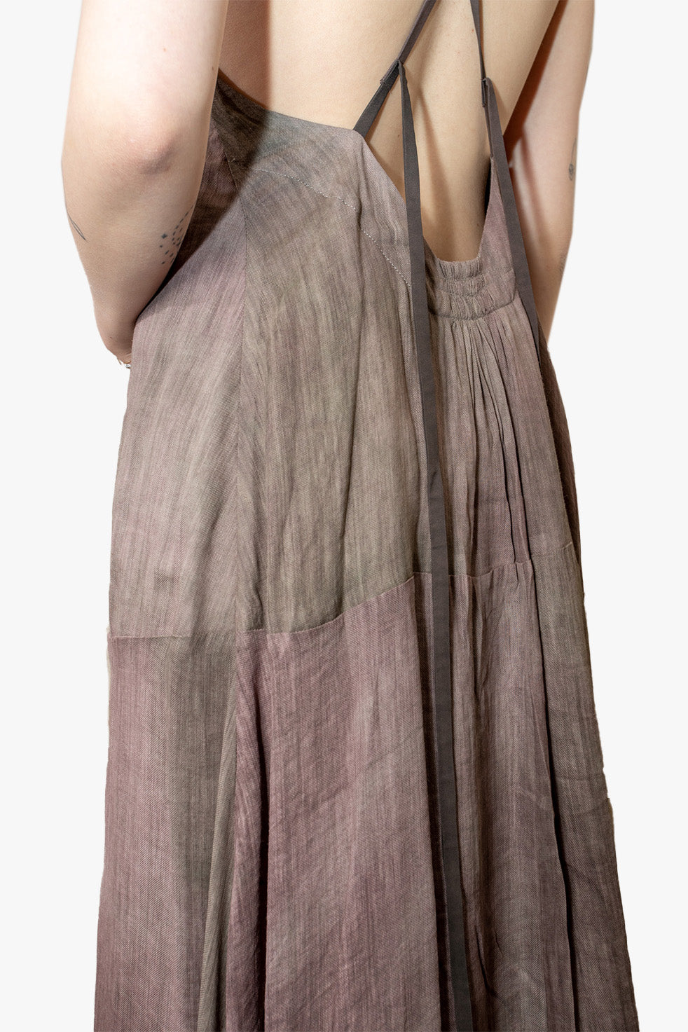 V-neck halter dress