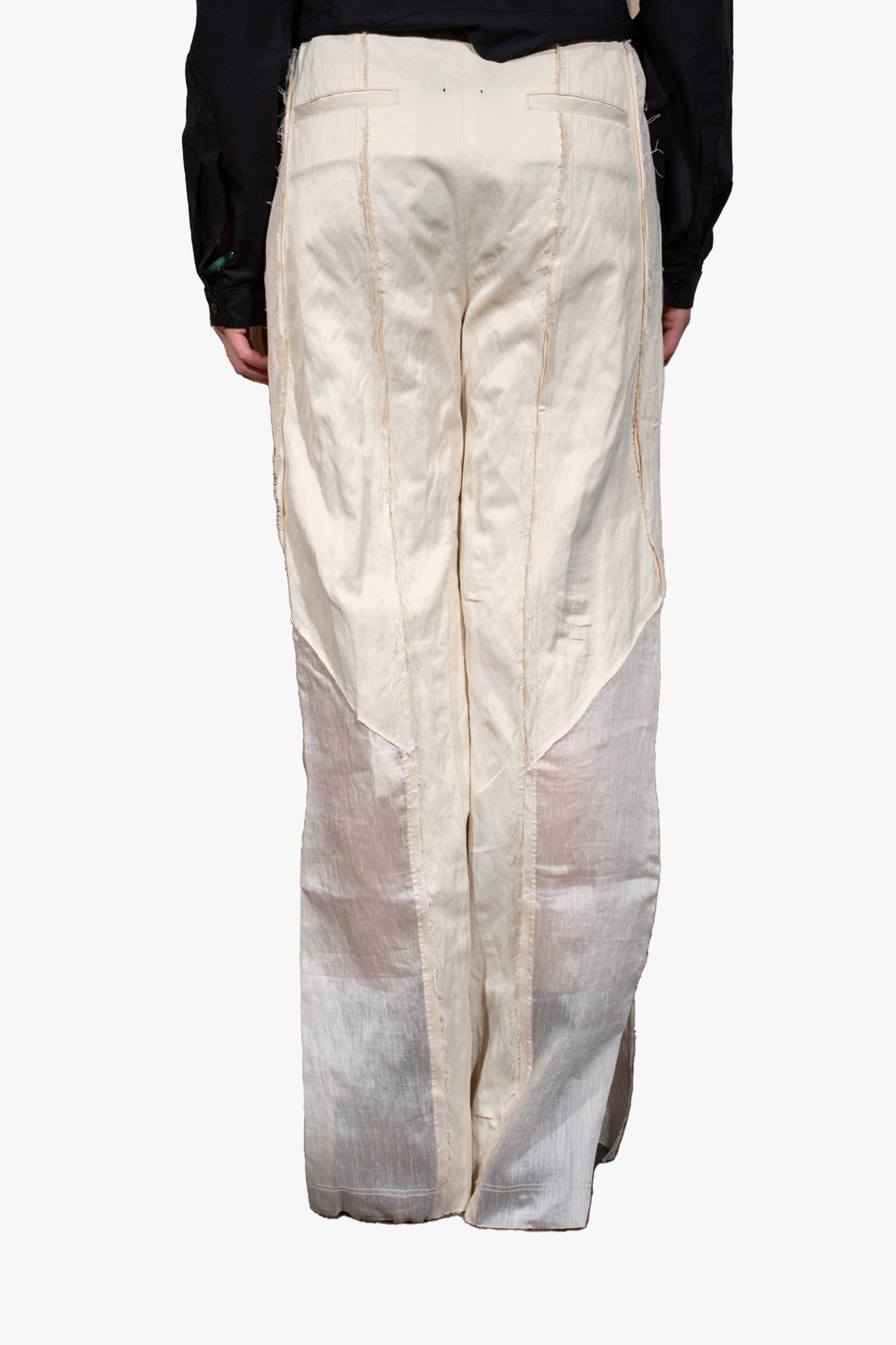 Raw Edges Straight Trousers