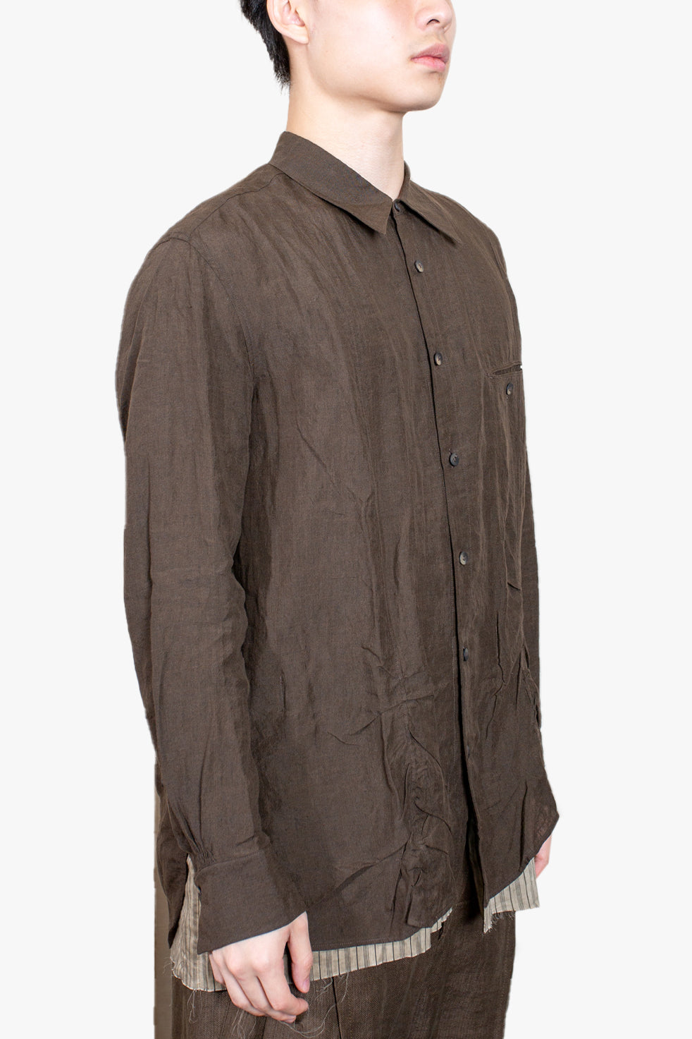Layered Wrinkled Shirt
