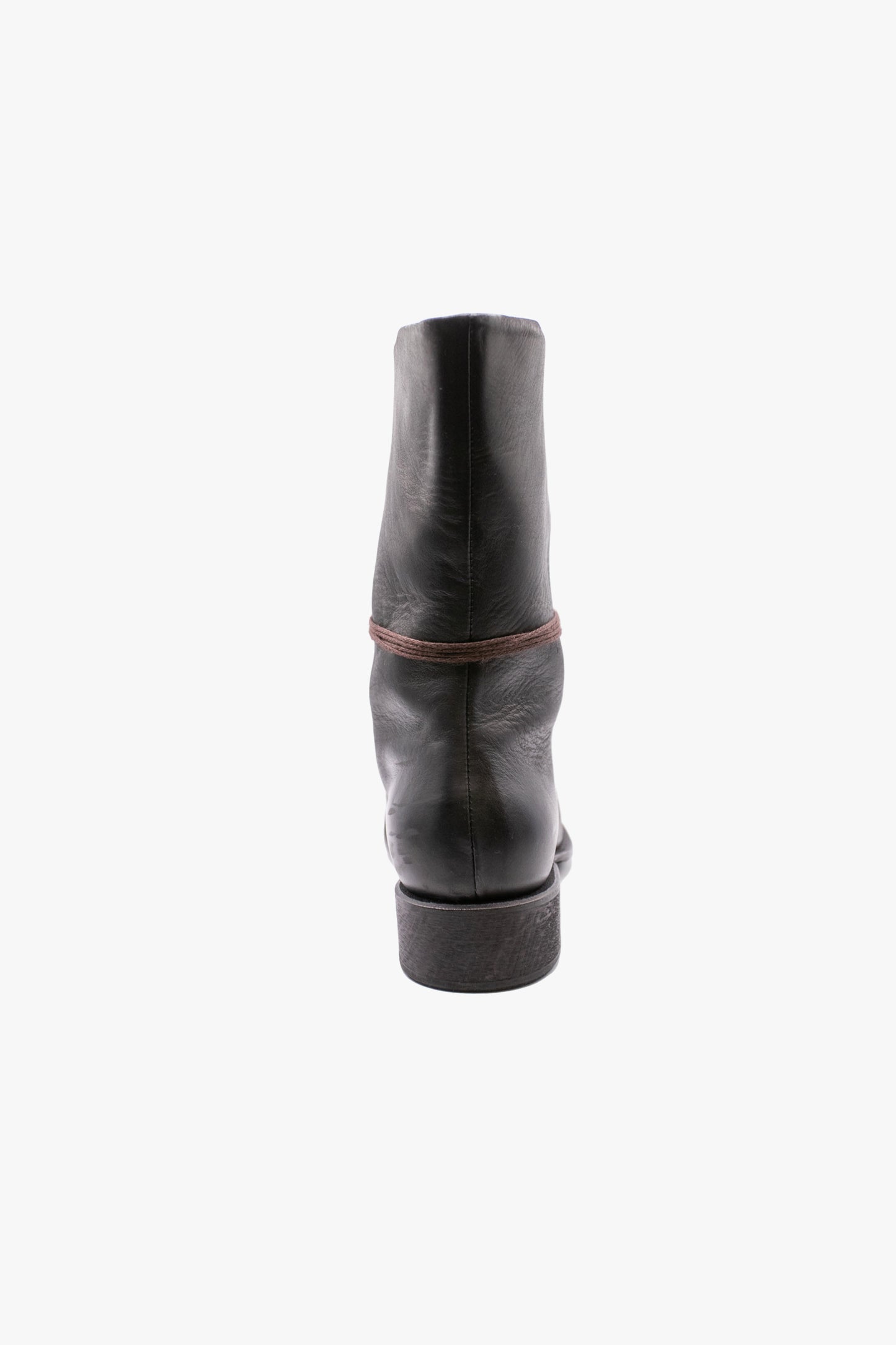 Country boot with laces 83-2022 BLACK