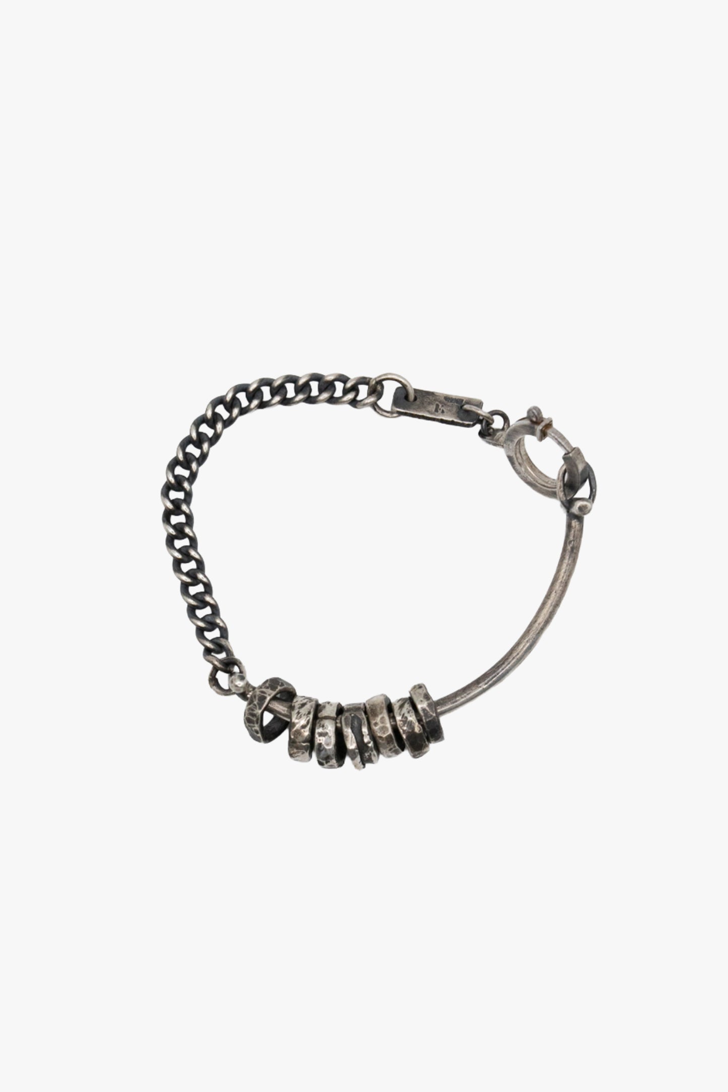 BX11 Curved mixed ring bracelet