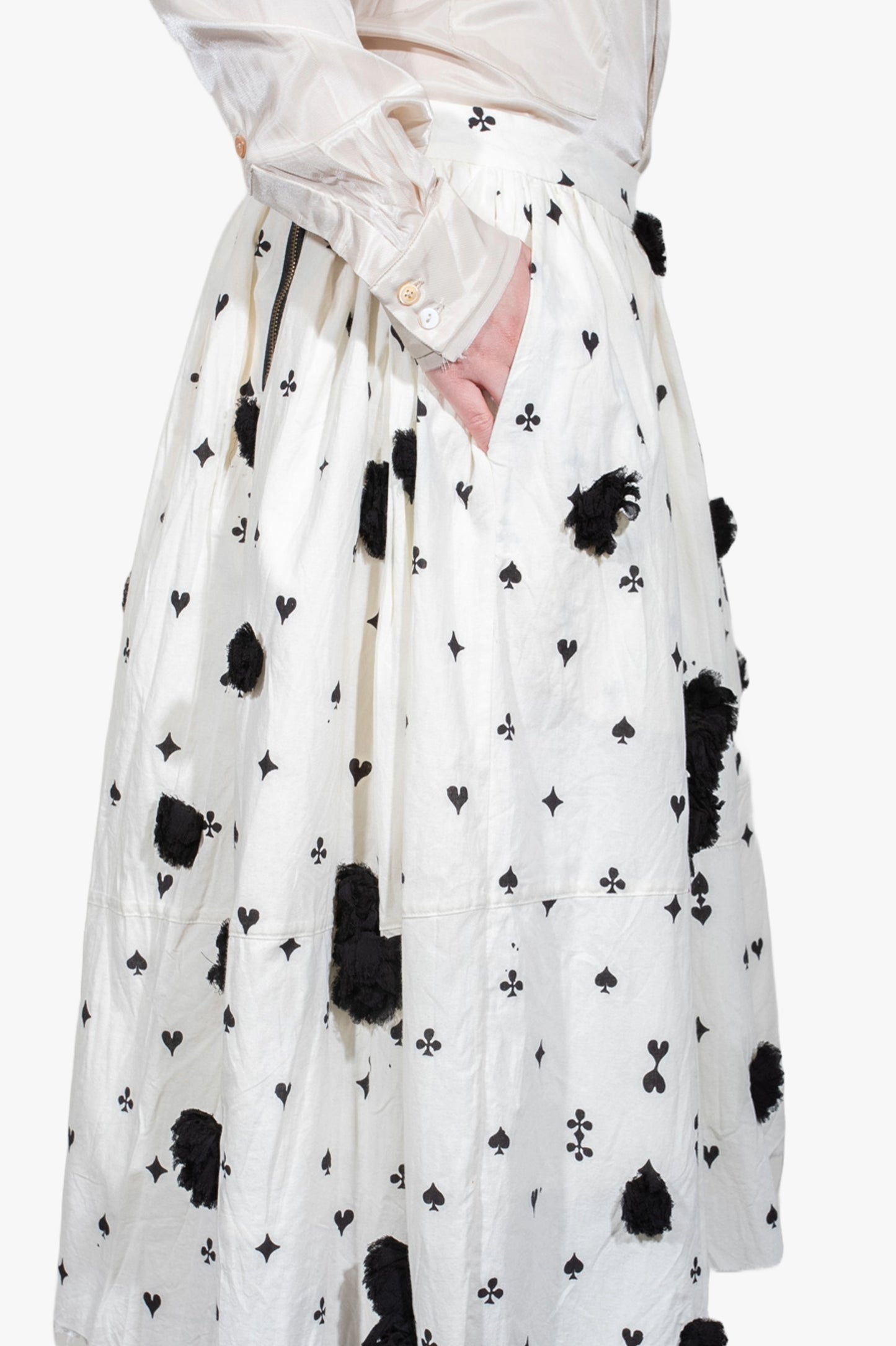 TORN ROSE QUATRE SKIRT - QUATRE