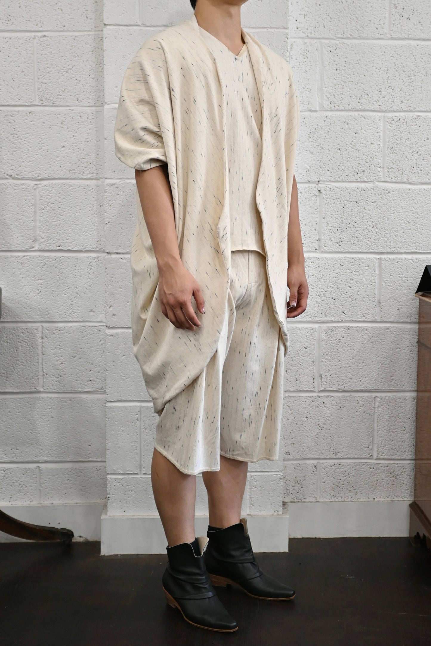 SR517 Coma Coveral Cowl Drape Top