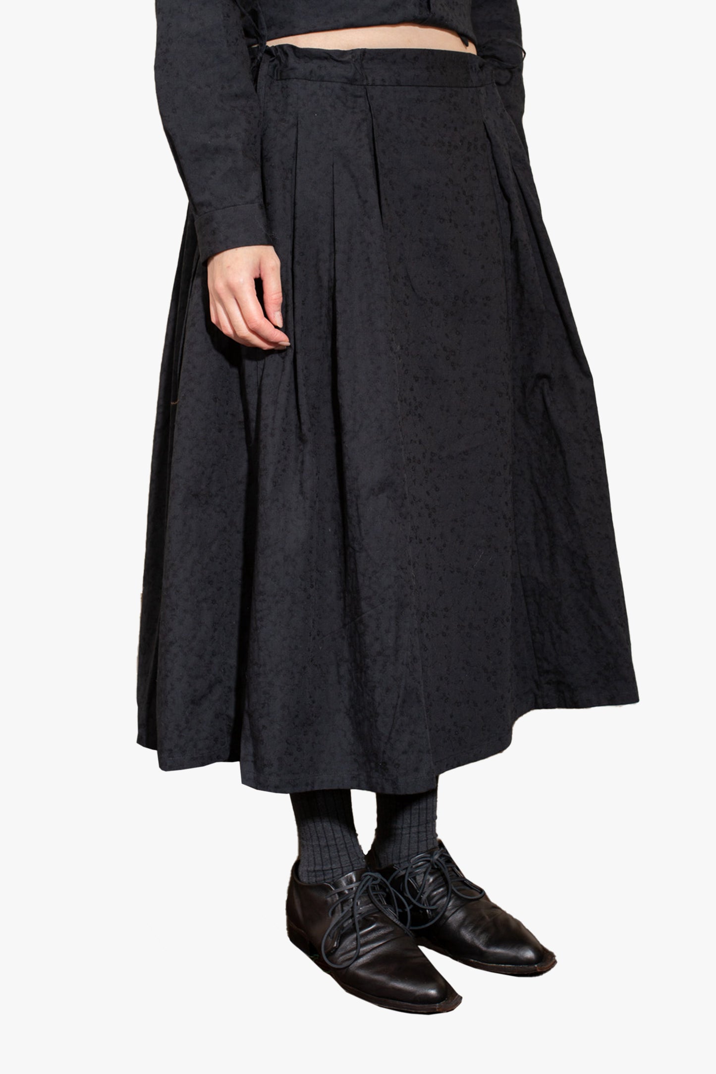 Obsidian Drawstring Skirt
