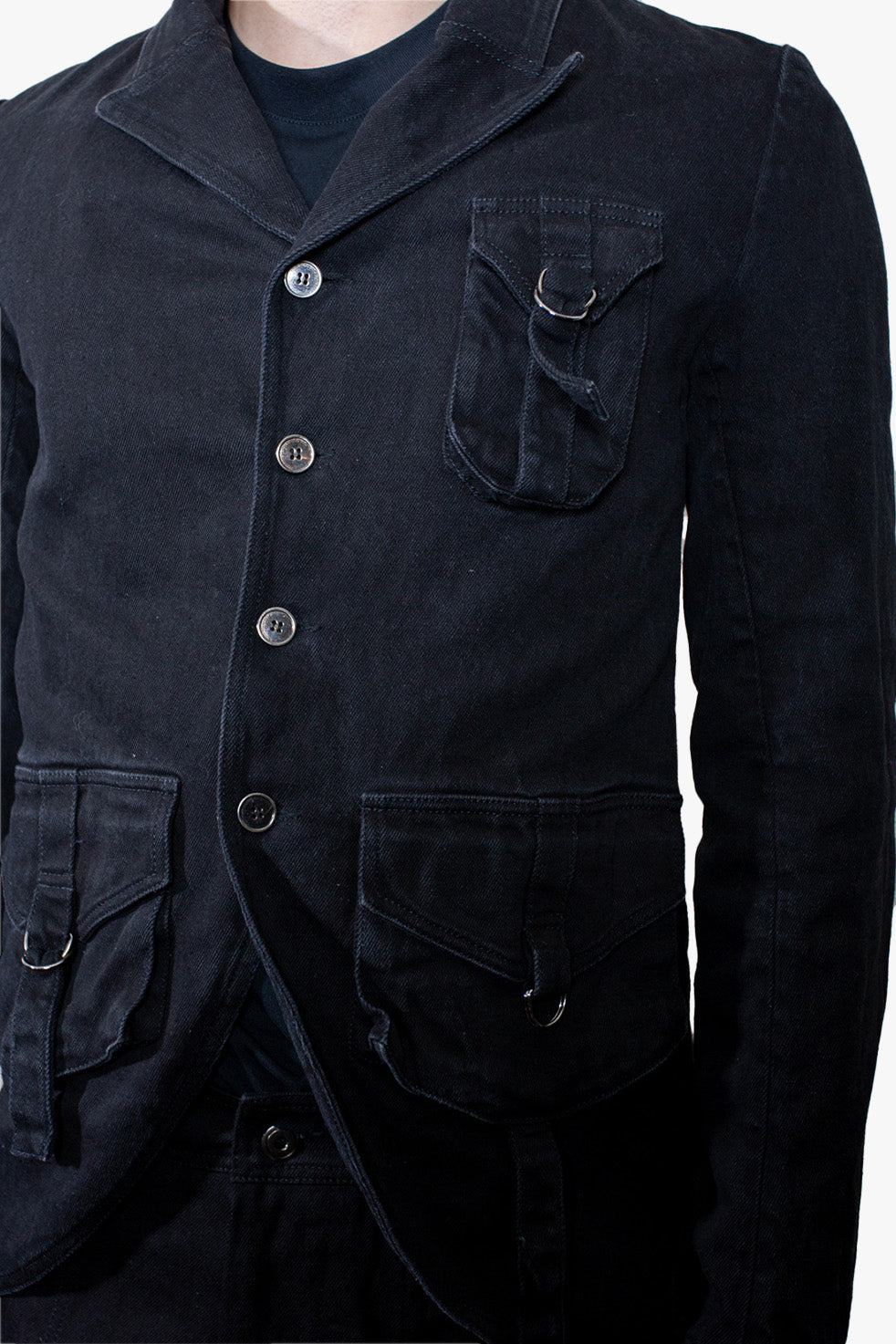 Denim Pocketed Jacket