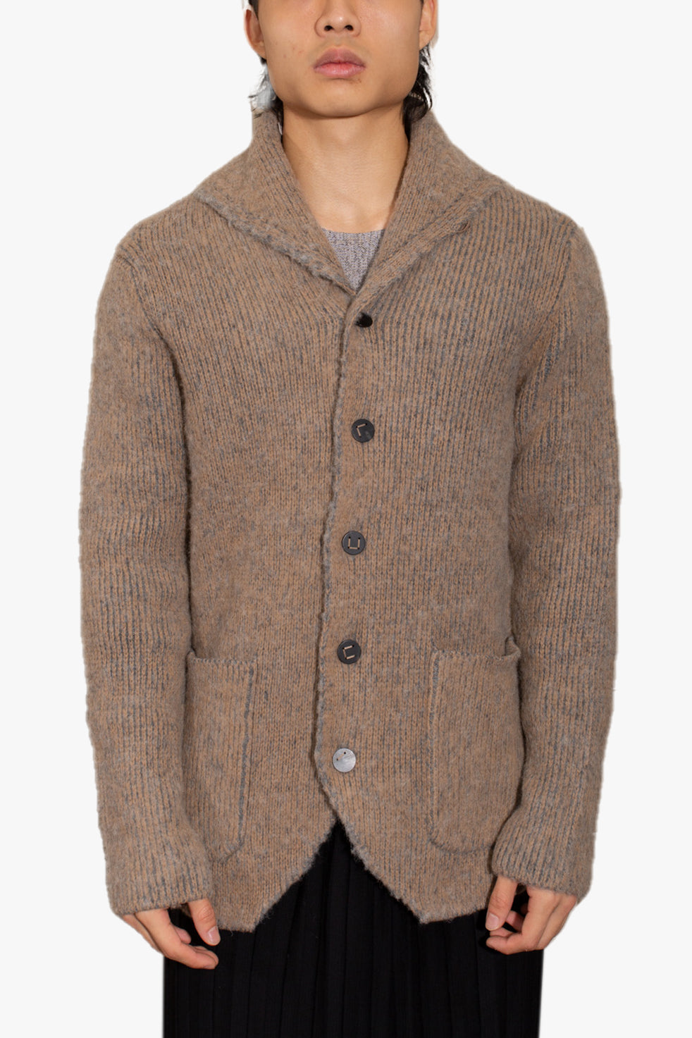 SCARF COLLAR BLAZER