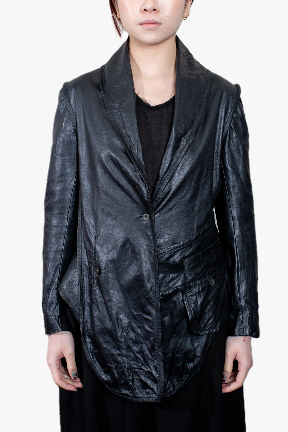 Washed Leather Jacket