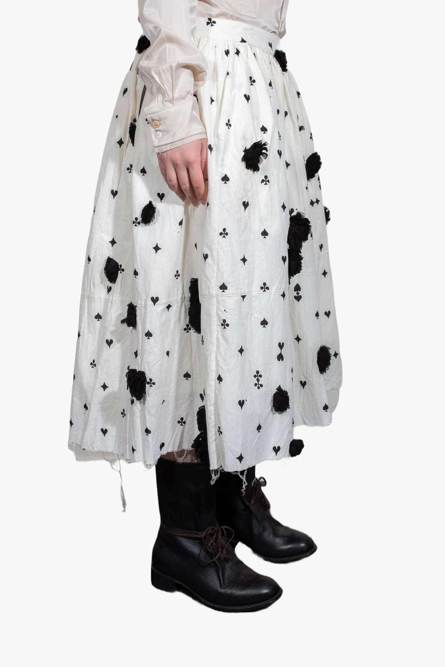 TORN ROSE QUATRE SKIRT - QUATRE
