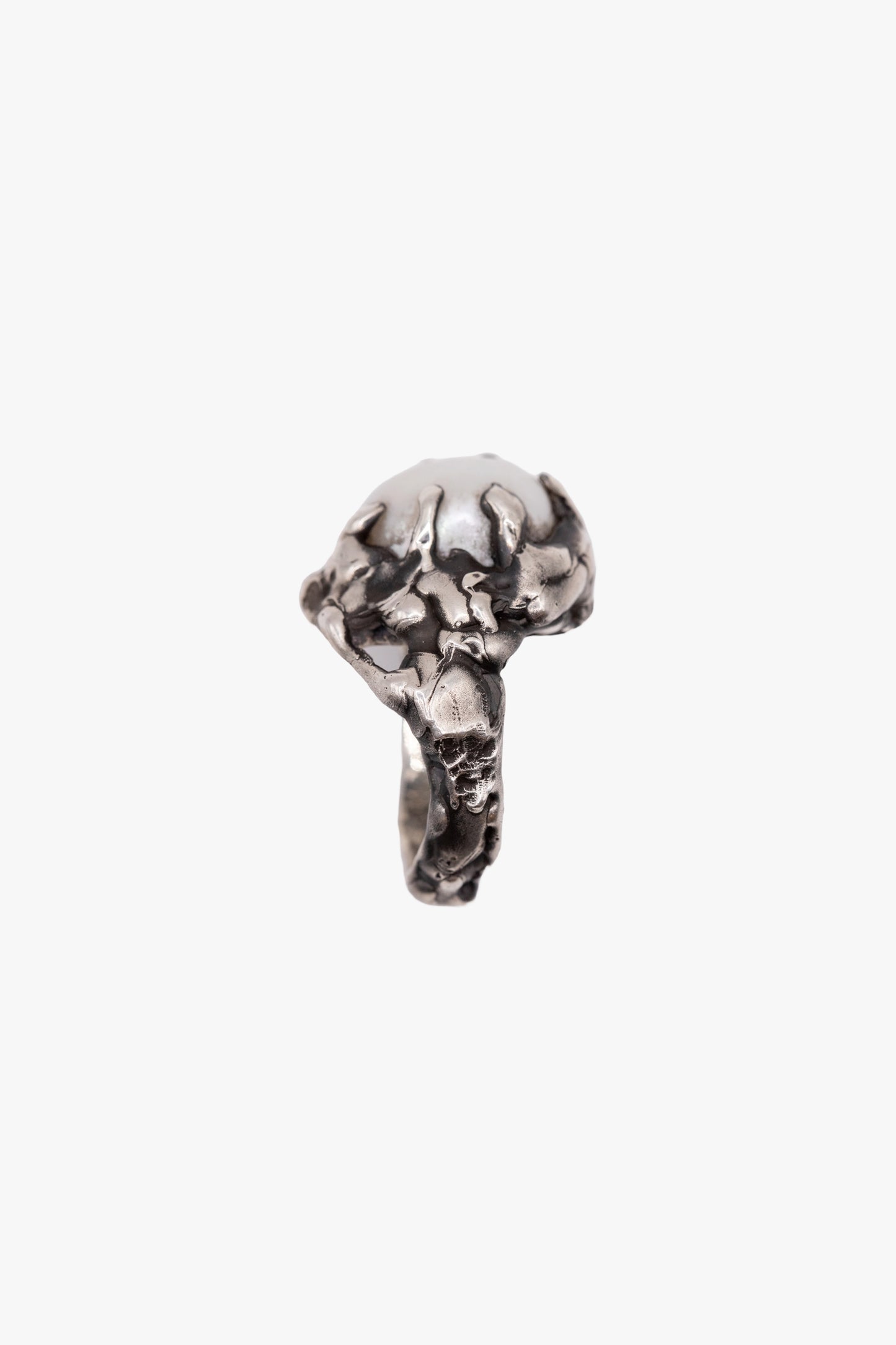 RX32 Silver ring Baroque Pearl