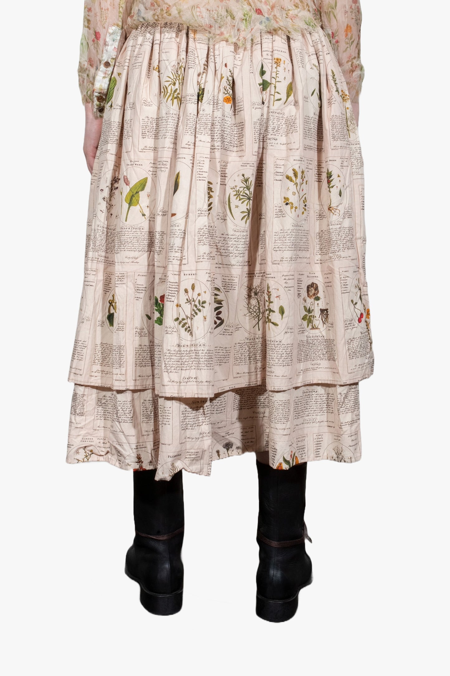 DOUBLE LAYER WINTER HERBARIUM SKIRT