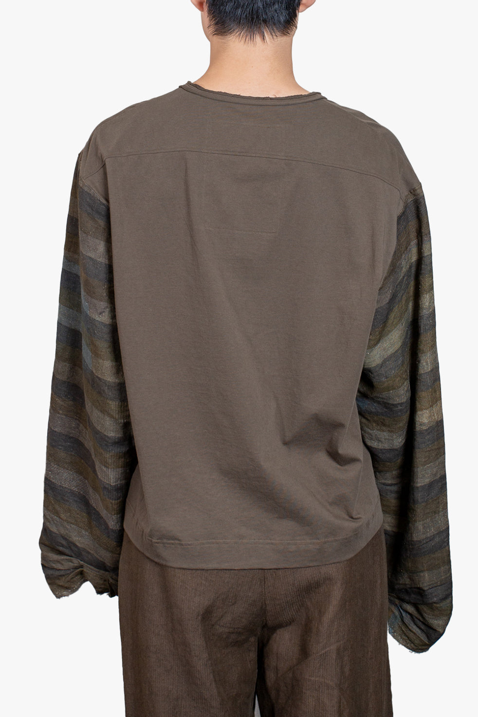 Collaged Wide-sleeved Long Tee
