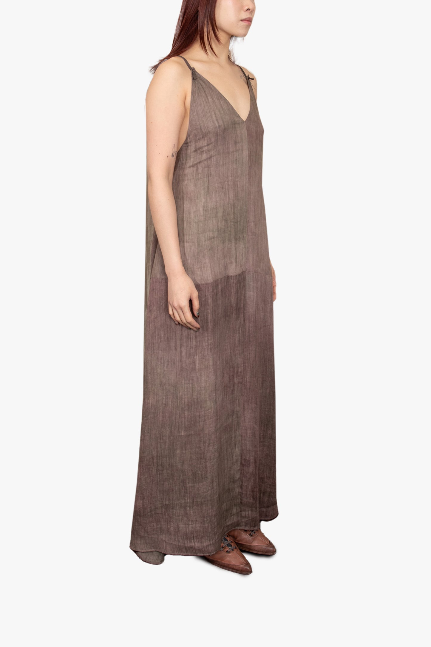 V-neck halter dress