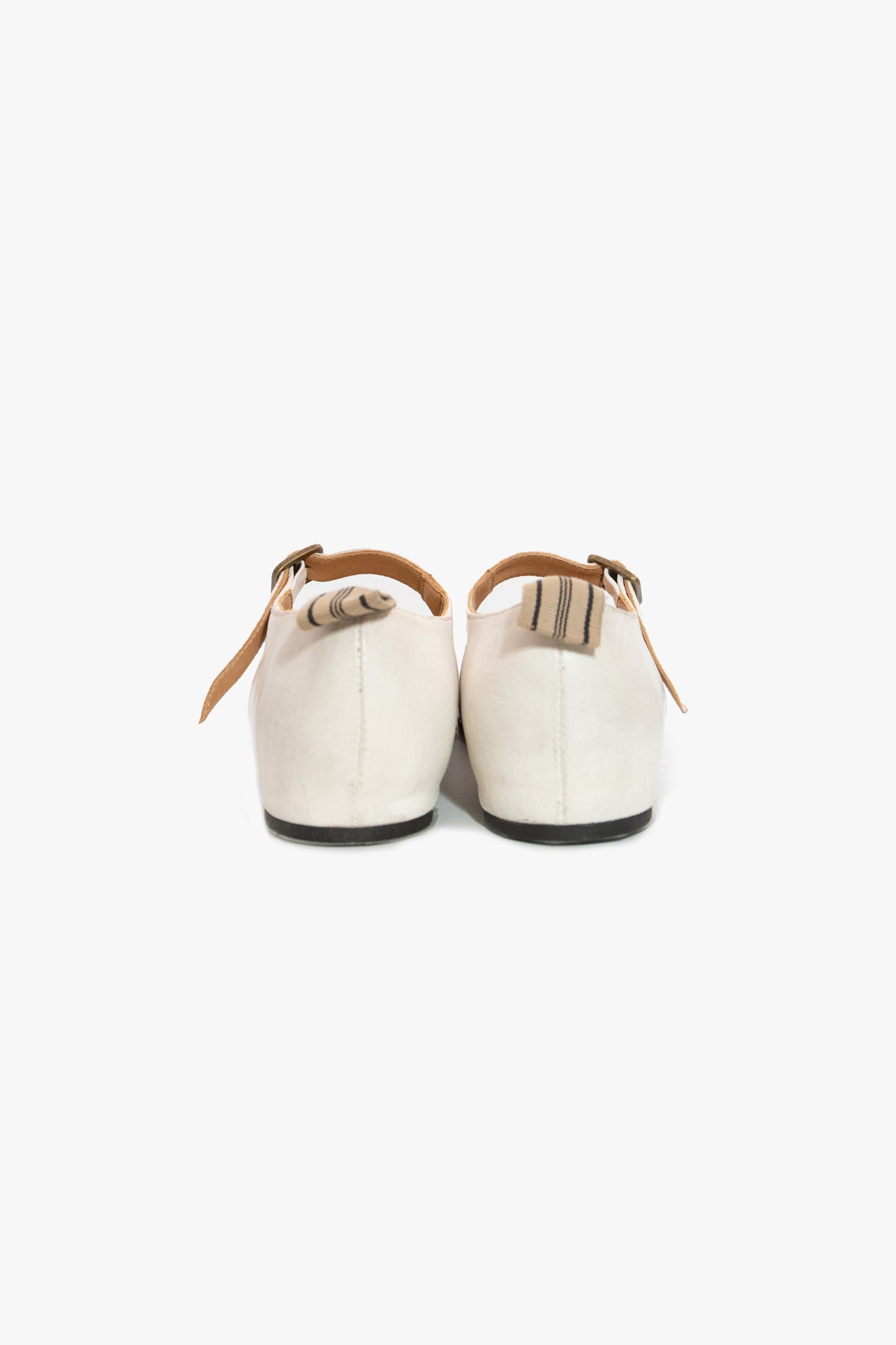 Cow Leather Flat Shoes