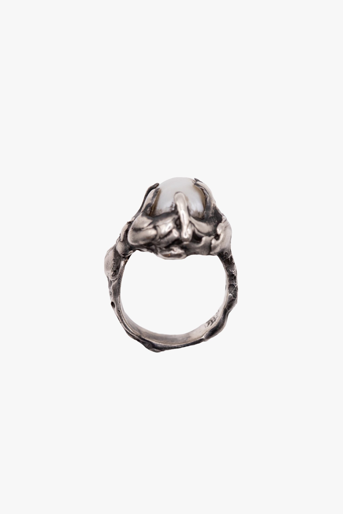 RX32 Silver ring Baroque Pearl