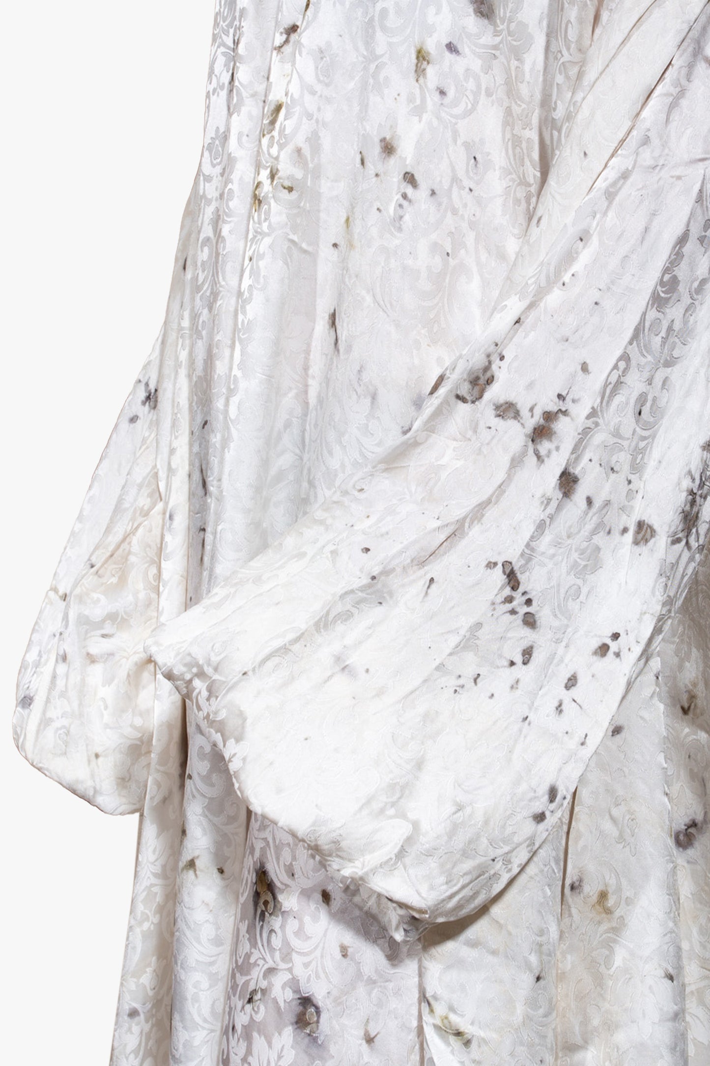 Long sleeve dress with Silk