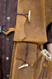 Leather Metal Vest bag