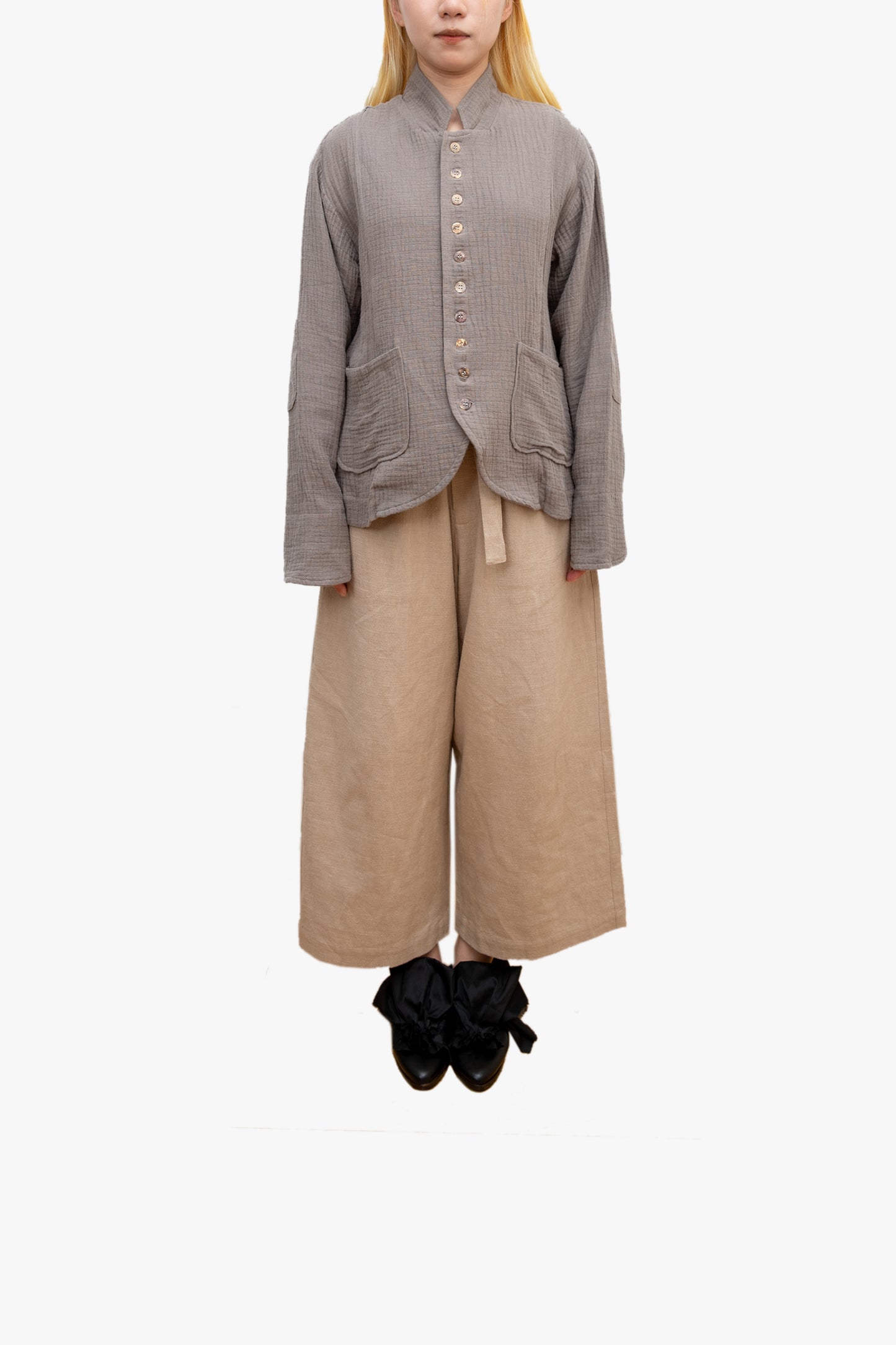 Le CIKARI layer-gauze blazer