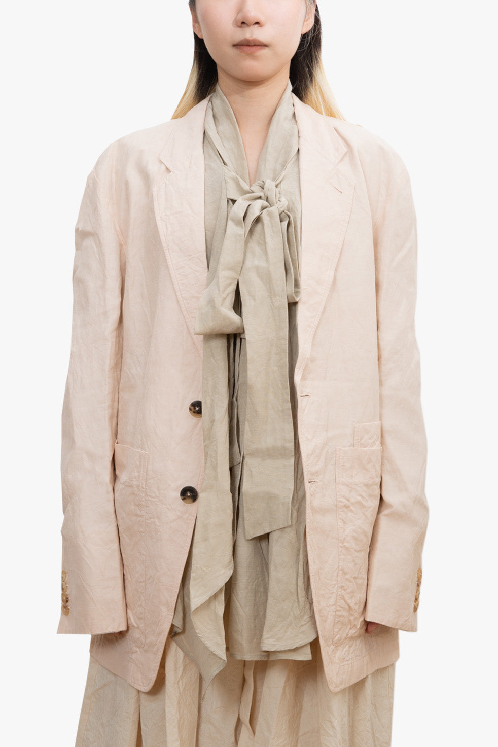 Relaxed coat with big patch pocket