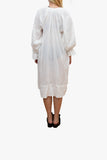 Le FRENCH puff-sleeve linen one piece