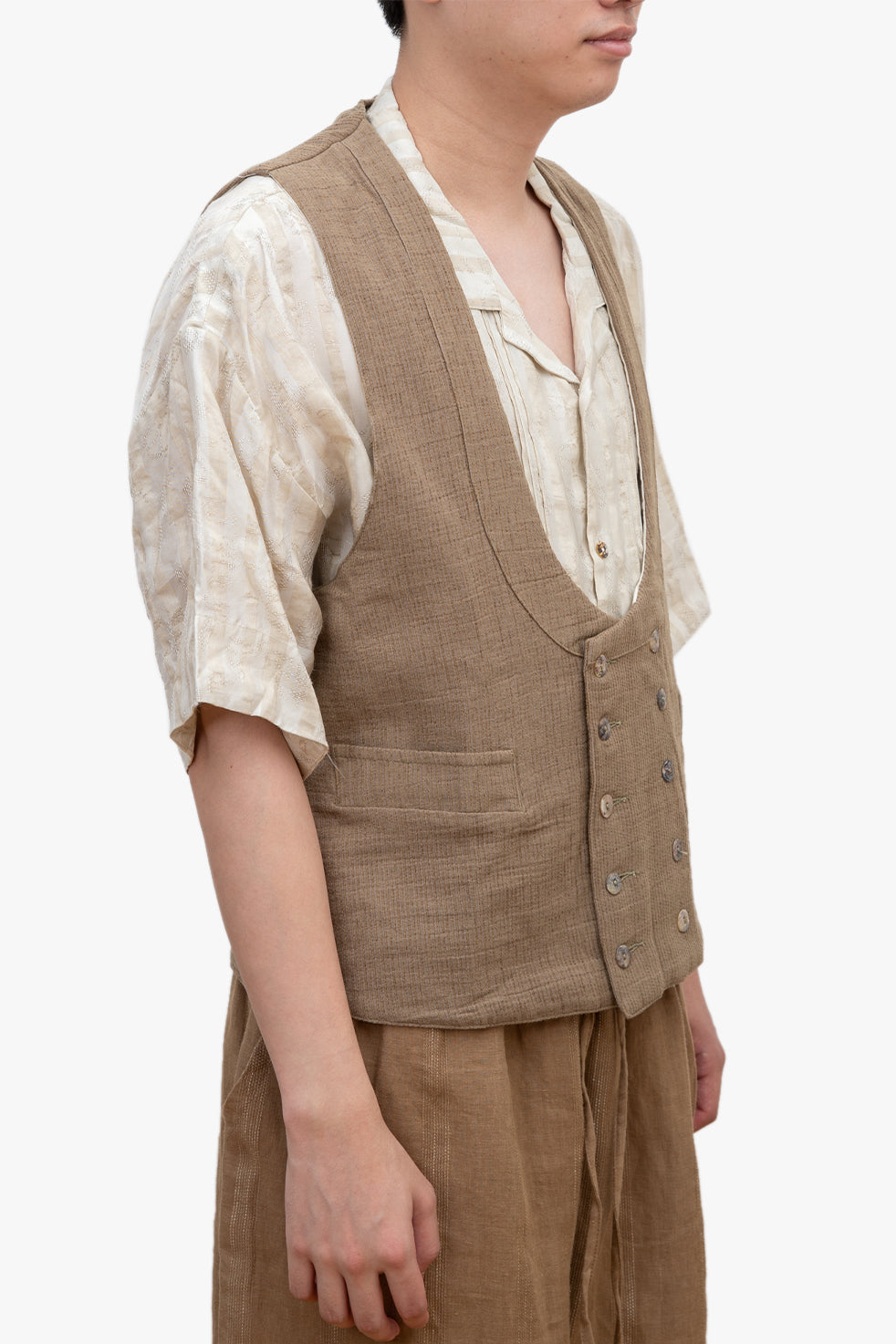 Brown-green Vest