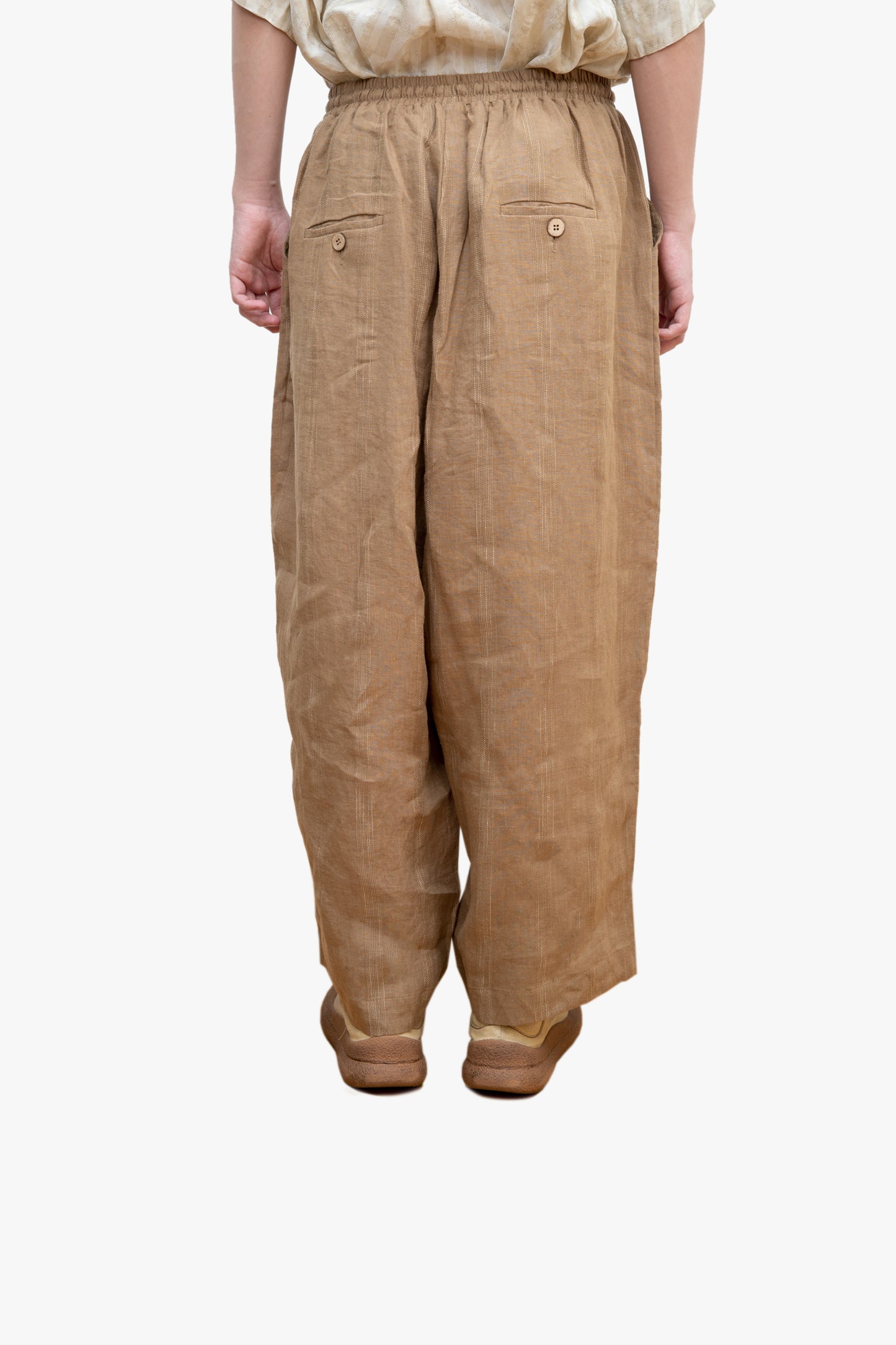Brown-green Pants
