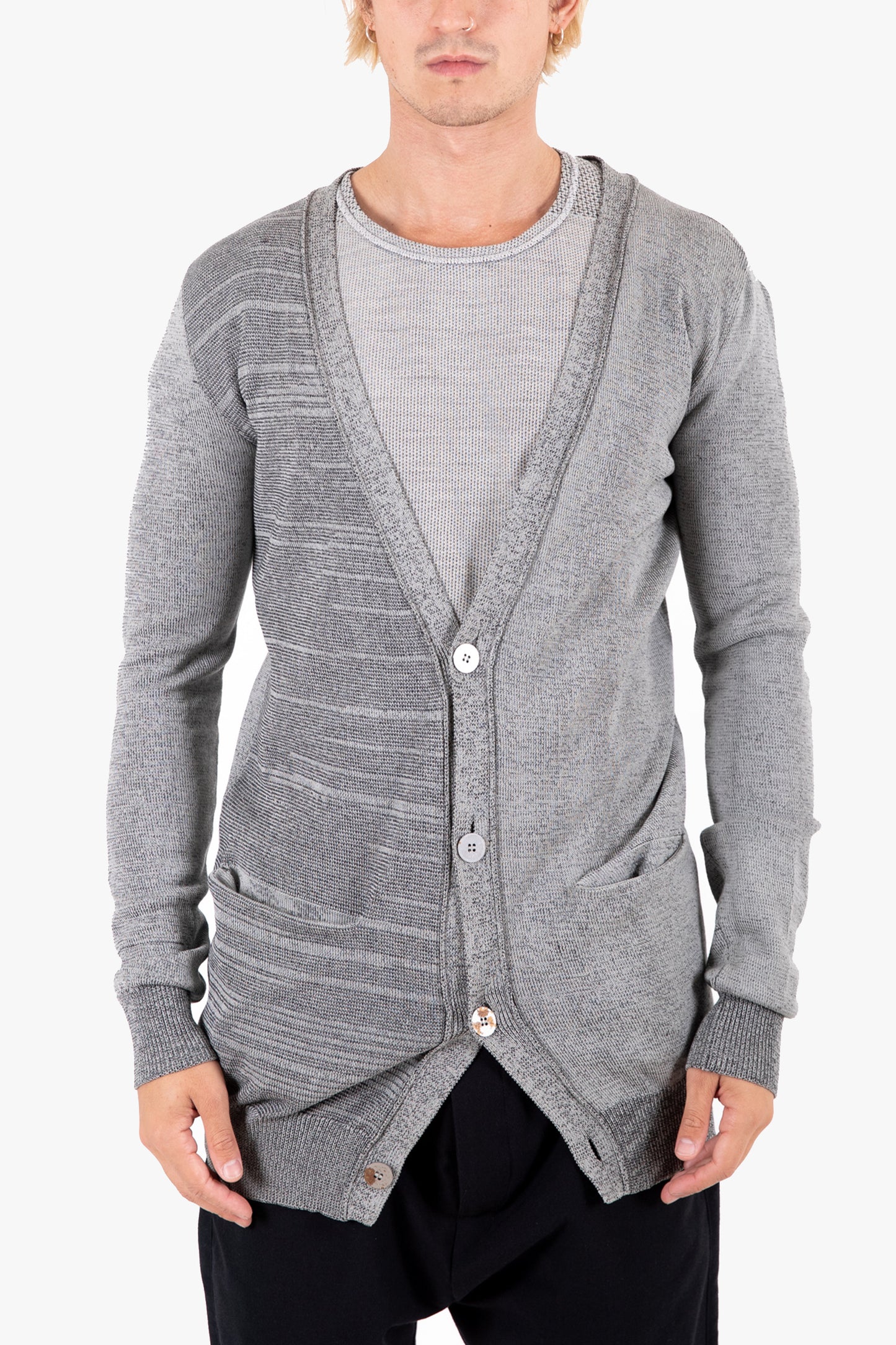 REVERSIBLE KNIT CARDIGAN