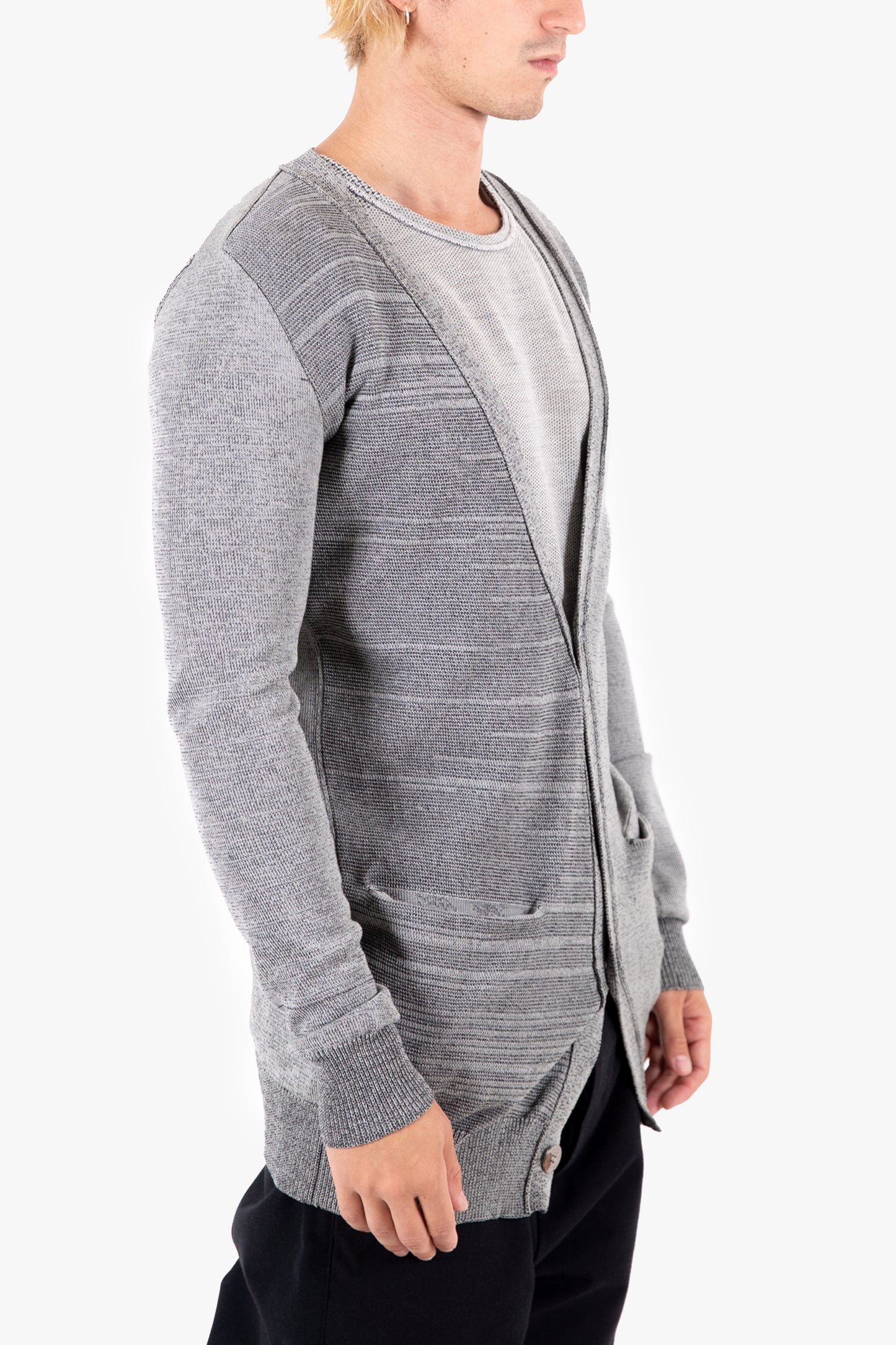 REVERSIBLE KNIT CARDIGAN