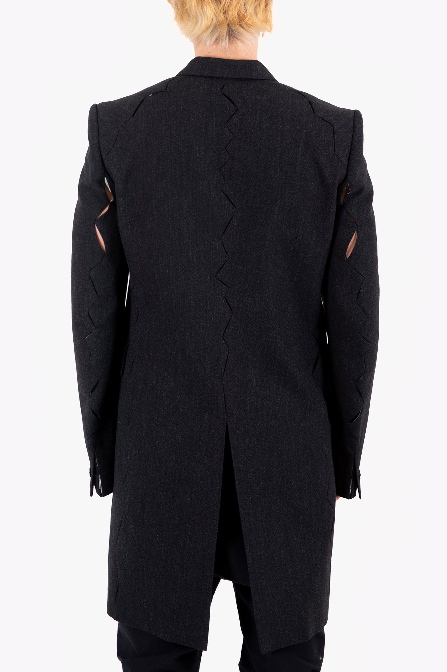 J-047 LONG CRASH SEAM JACKET