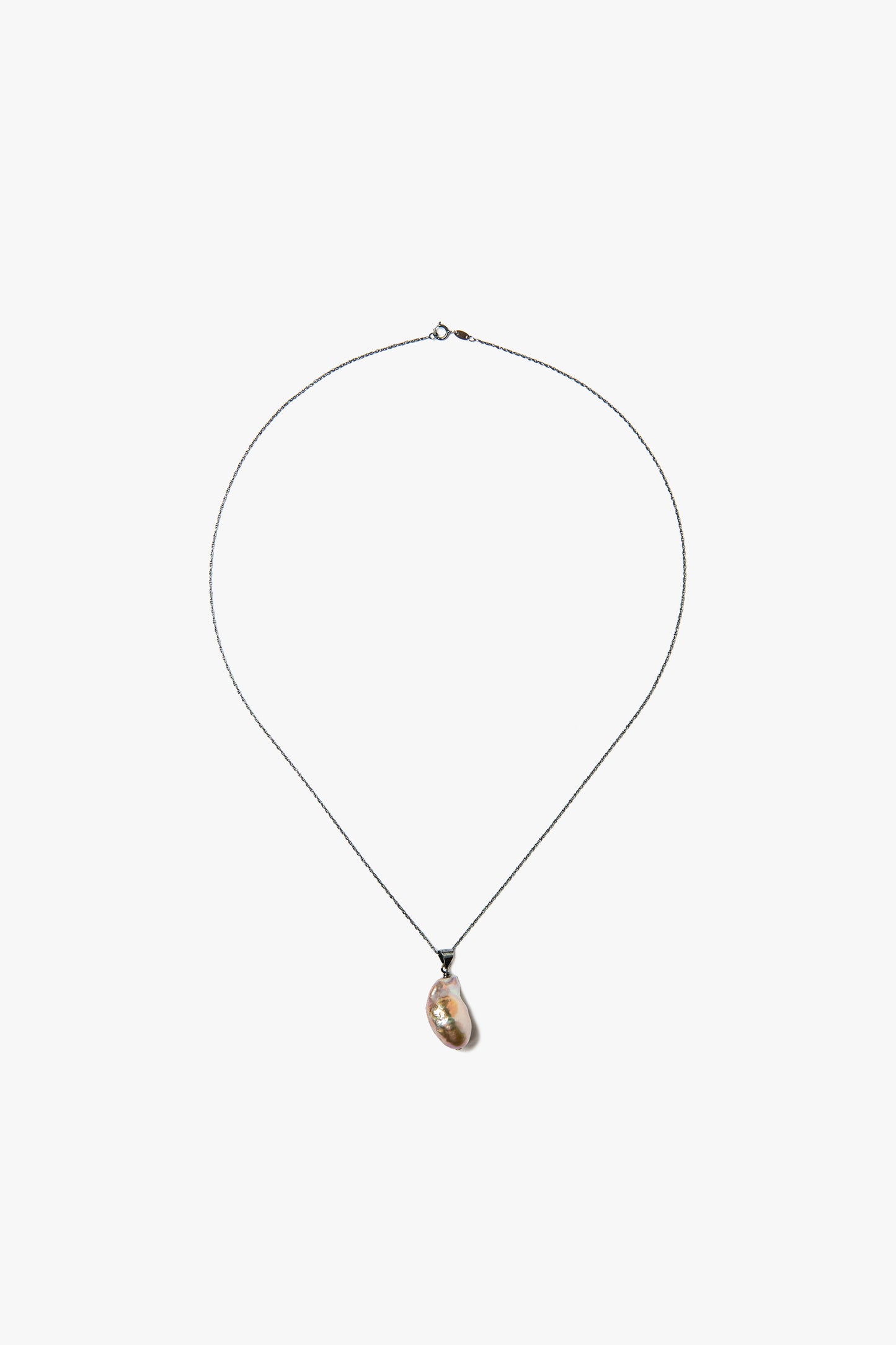 Natural pearl necklace