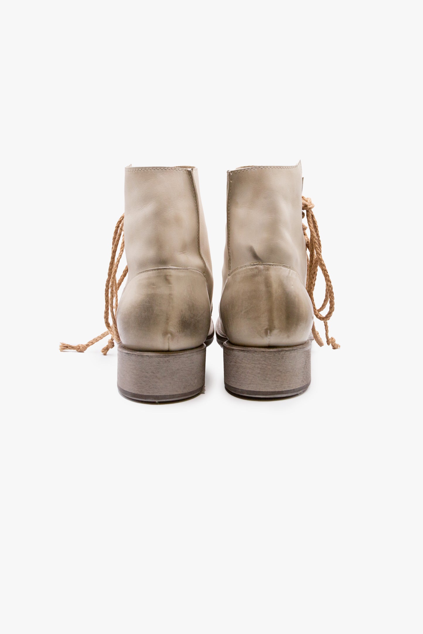 Asymmetric factory boots
