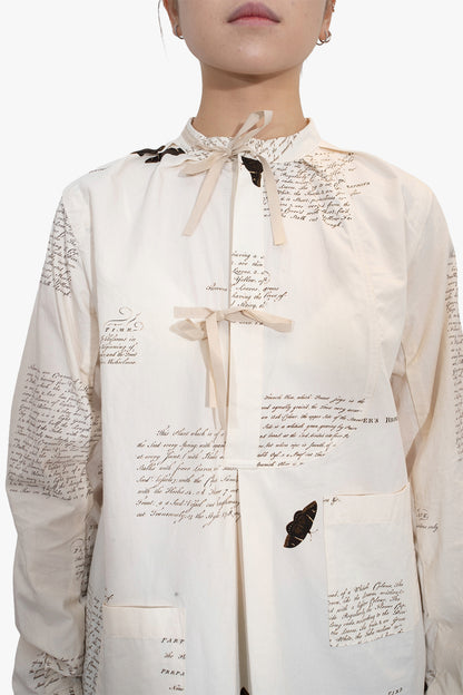 Herbarium Notes Workers Bow Shirt