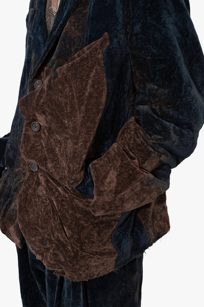 OM2530918- Lapel collar three button blazer