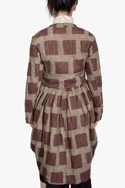 TORTOISE DRAPE COAT - BLACK DIRTY