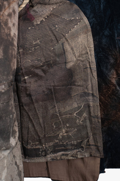 OM2530918- Lapel collar three button blazer