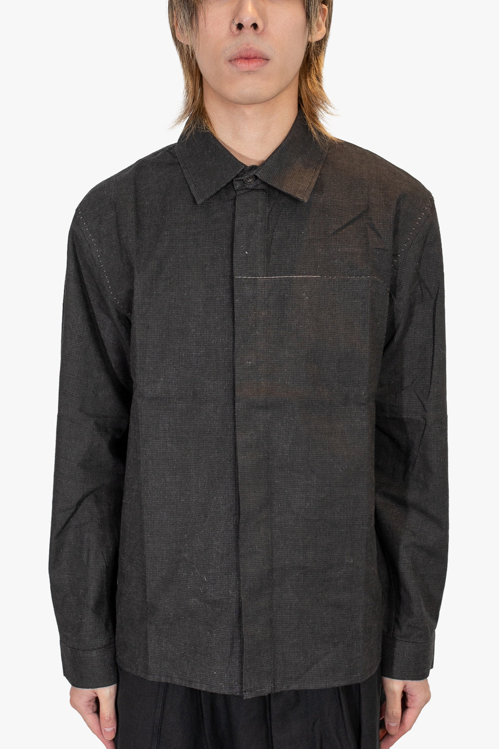 Stitched embossed shirt