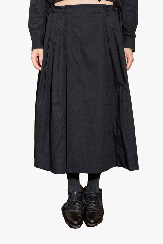 Obsidian Drawstring Skirt