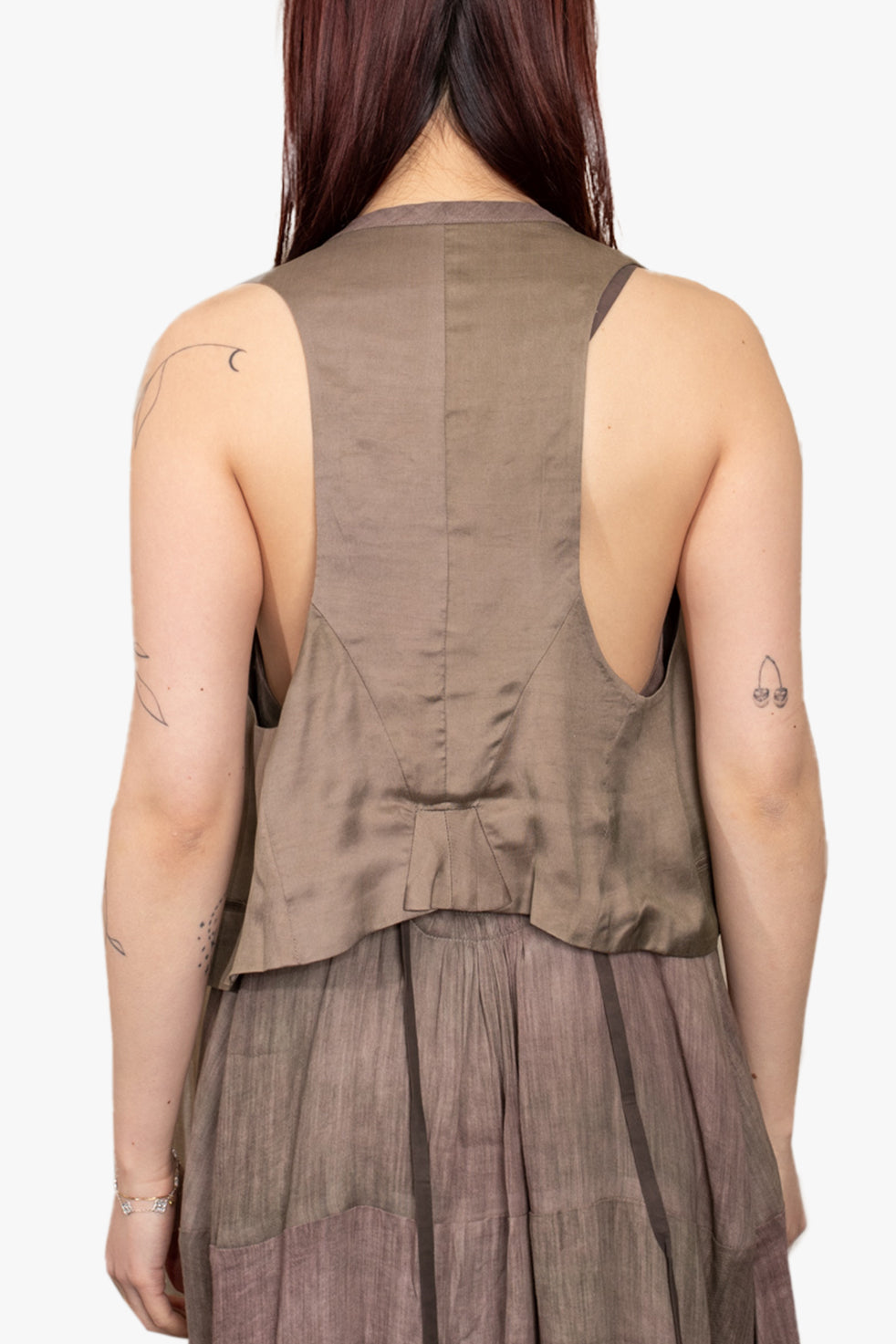 Strap closure waistcoat