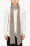 K–008 999  REAL SILVER KNITTED SCARF