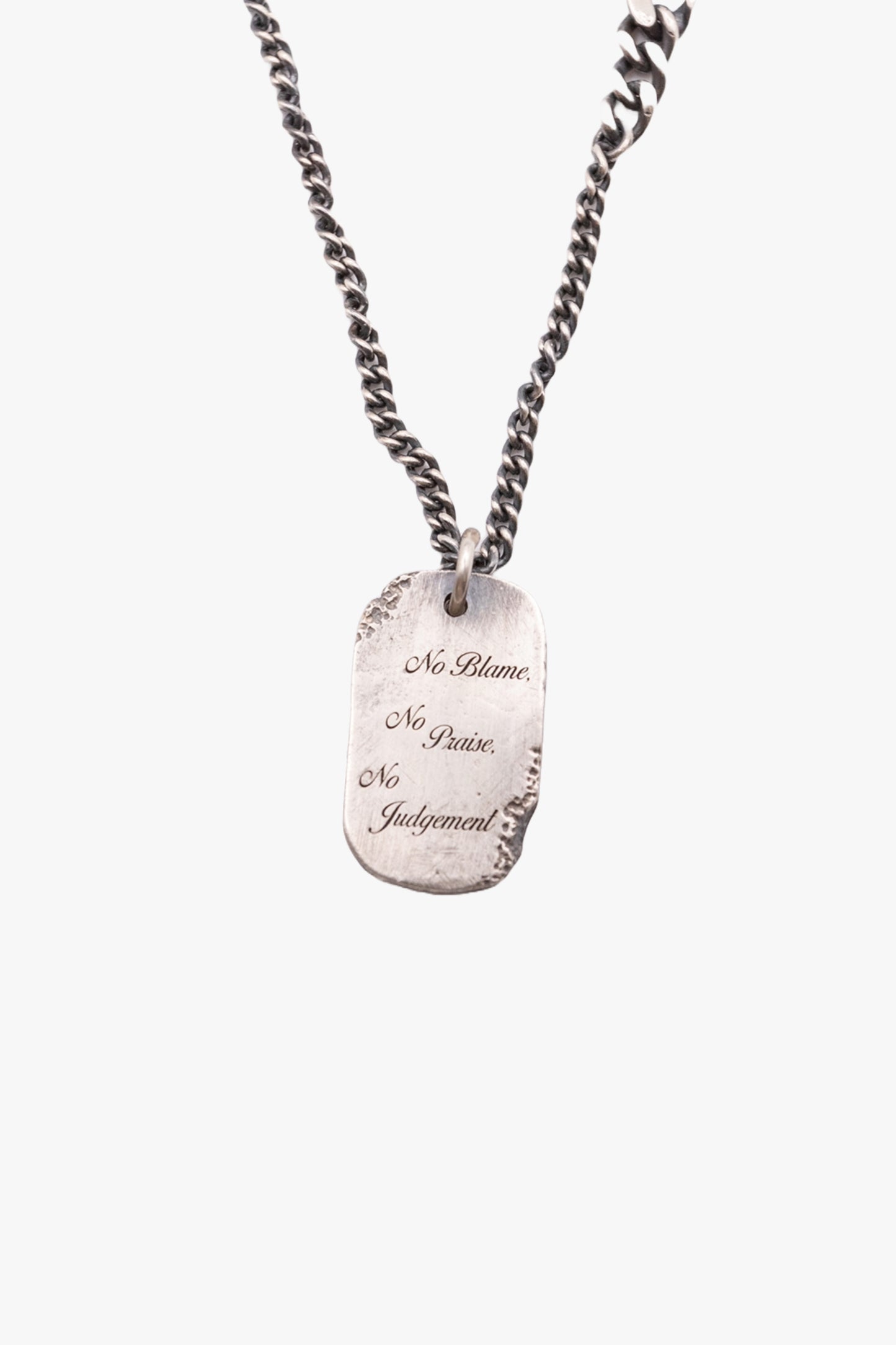 NX27 No blame pendant necklace