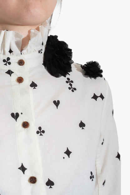 QUATRE RUFFLE COLLAR SHIRT
