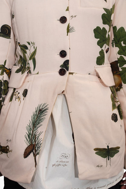 Automne Vert Padded Bow Jacket