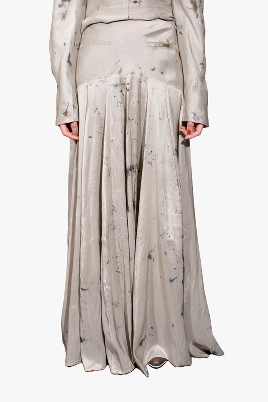 Grey long skirt