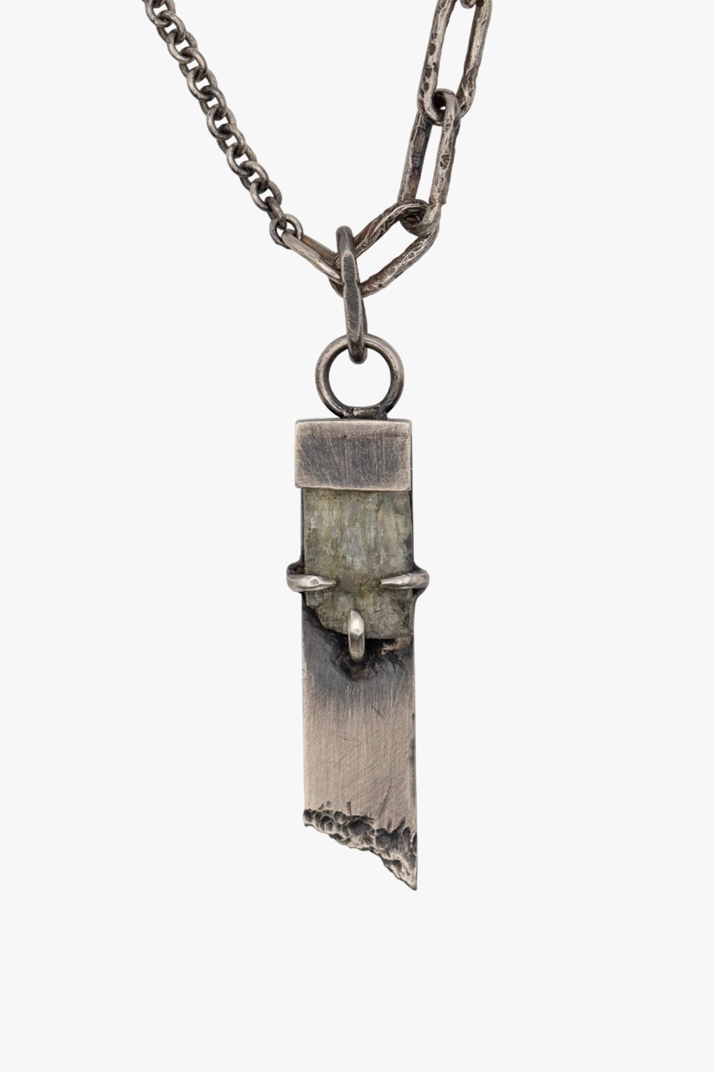 NX10 Tag pedant yellow tramline necklace