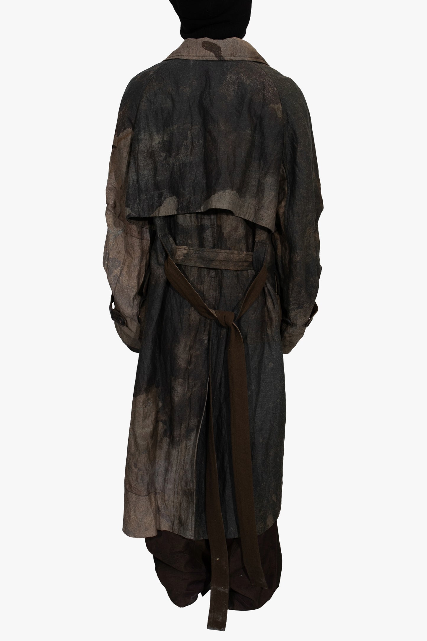 OM2531113- digital print trench coat