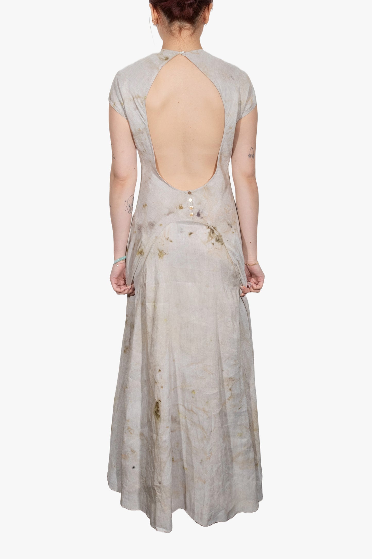 Linen dyed dress